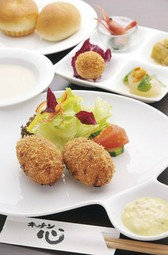 「カニクリームコロッケランチ」1180円