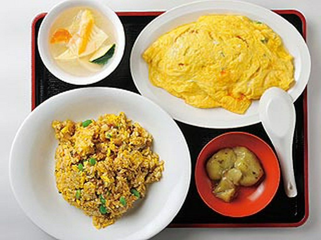 中華風オムレツセット1100円