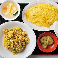 中華風オムレツセット1100円