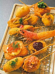 プリプリの活車エビなど全10種類。Aコース3100円