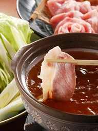 豚しゃぶが付いた120分食べ飲み放題プラン4320円（要予約）