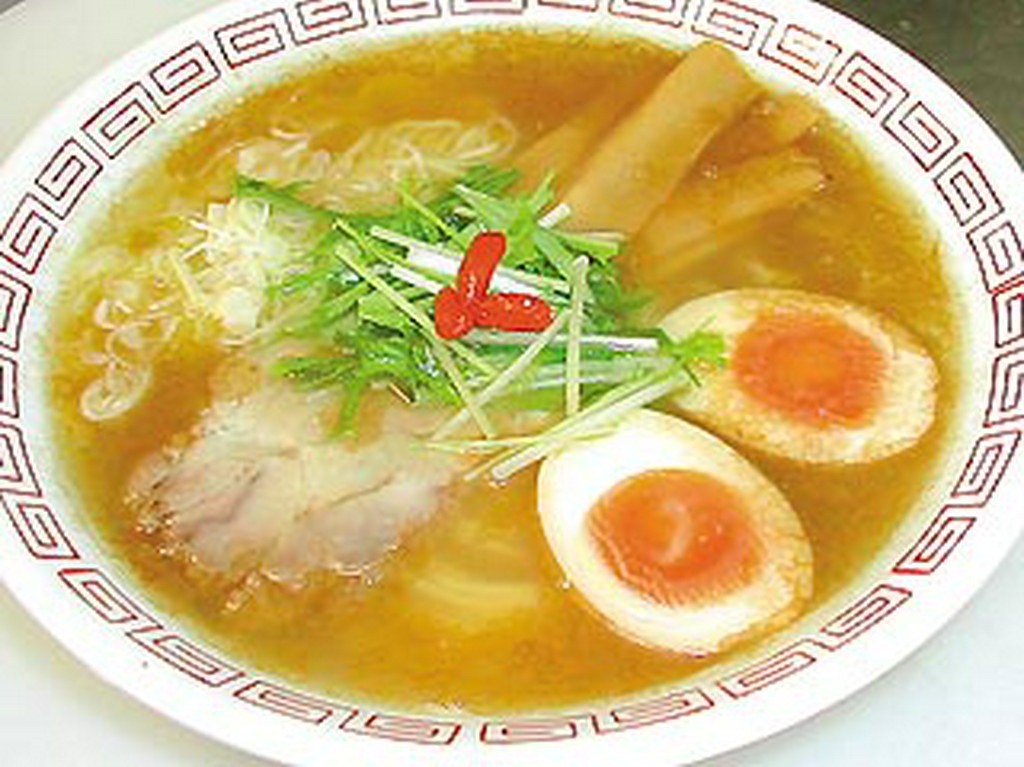 柚子香油ラーメン煮卵入り