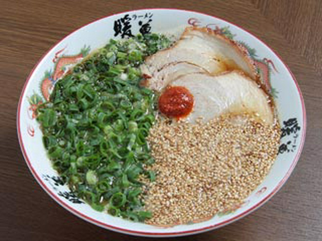 ネギとゴマがたっぷりのネギごまラーメン