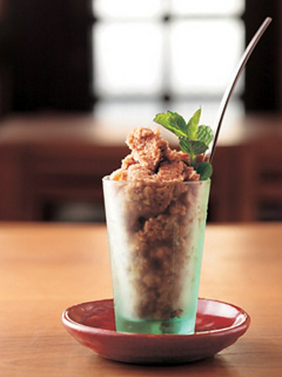 蜂蜜たっぷりのチャイジェラート250円