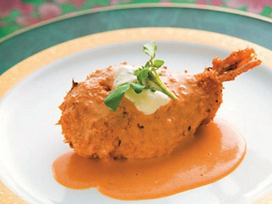 外はサクッ、中はトロトロの『ホタテと海老のクリームコロッケ』