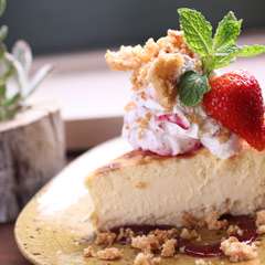 クランブルチーズケーキ 550円