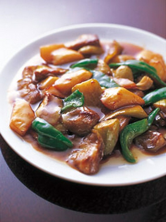 ナス、ピーマン、ジャガイモの炒め1000円