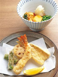 「季節の天ぷら※料金は仕入れにより異なる」