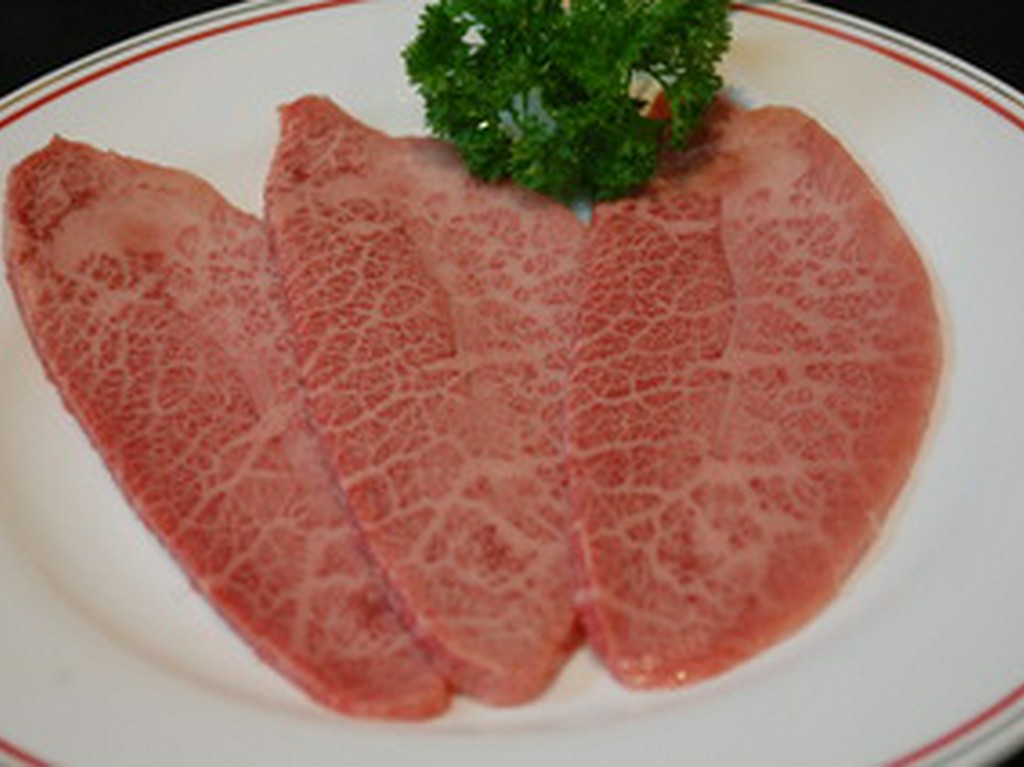 牛肉の「みすじ」と呼ばれる部位。味が濃くて甘さが強い