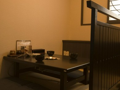 半個室でゆっくりとしたひと時を
