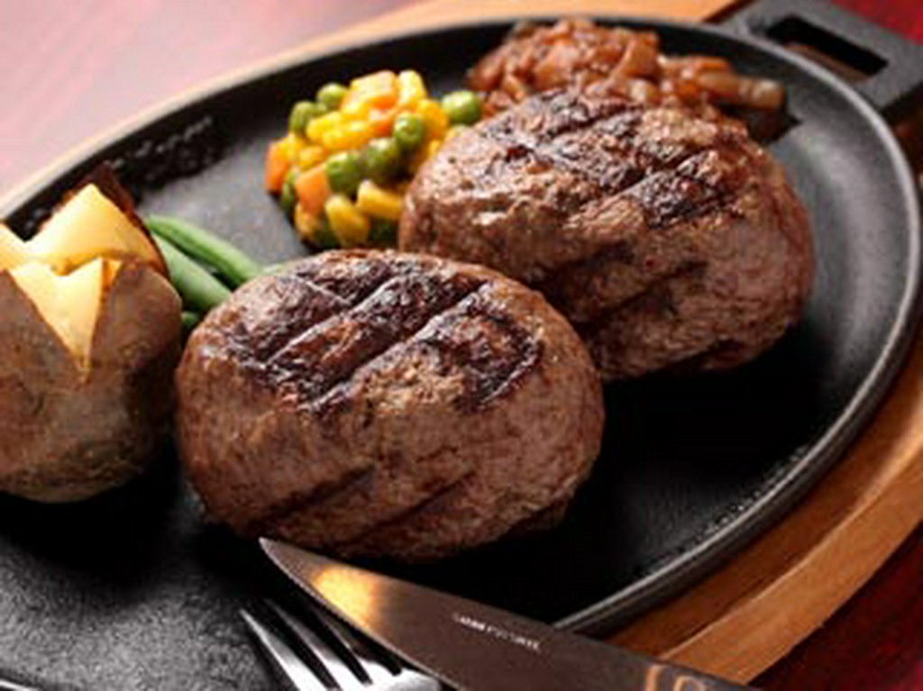 ダブルハンバーグステーキ　※Rセット