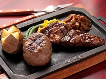 オリジナルハンバーグとリブロース170g　※Rセット