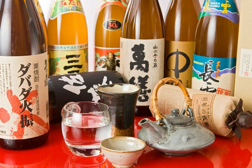 焼酎メニュー豊富です