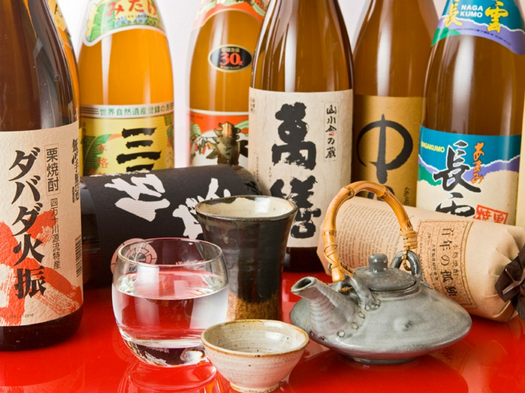 焼酎メニュー豊富です