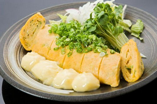 　人気のネギ入り玉子焼き