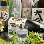 日本酒も各種取り揃えております