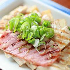 あべ鶏の網焼き