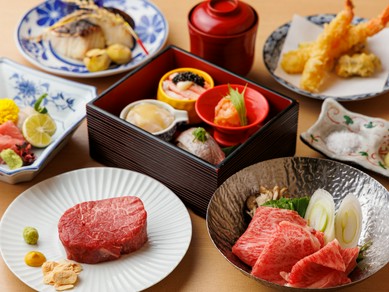 大切な日に相応しい。熟練の職人による一期一会の旬を楽しめる『季節のお任せコース全8品』