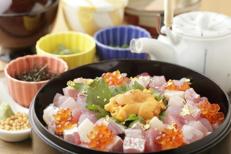 海鮮ひつまぶし(茶碗蒸・味噌汁付)