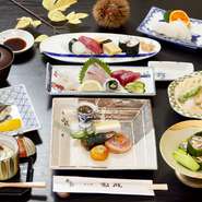 旬の食材が味わえます。ぜひご賞味あれ。