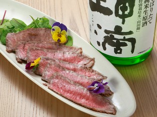 日本酒や焼酎など和酒との相性も抜群『ローストビーフ』