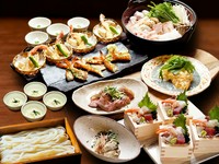魚・海老・地鶏…とバリエーション豊かな料理メニュー