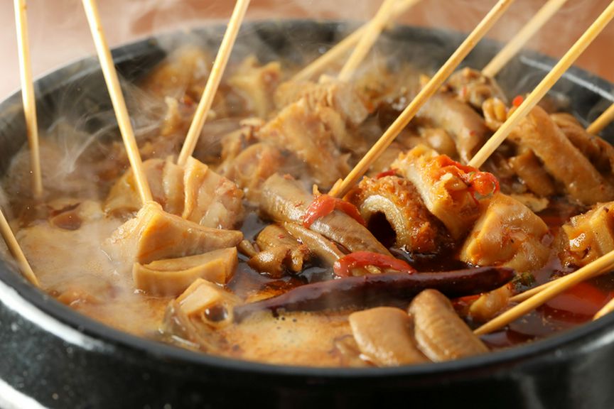 中国屋台料理しびれde鄭さん串鍋＃激辛＃しびれ鍋＃新メニュー＃スタミナ料理