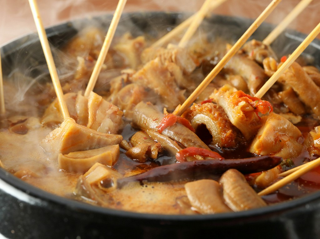 中国屋台料理しびれde鄭さん串鍋＃激辛＃しびれ鍋＃新メニュー＃スタミナ料理