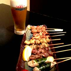 淡路鶏を使った『おまかせ焼き鳥盛り合わせ（10本）』