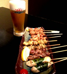 淡路鶏を使った『おまかせ焼き鳥盛り合わせ（10本）』