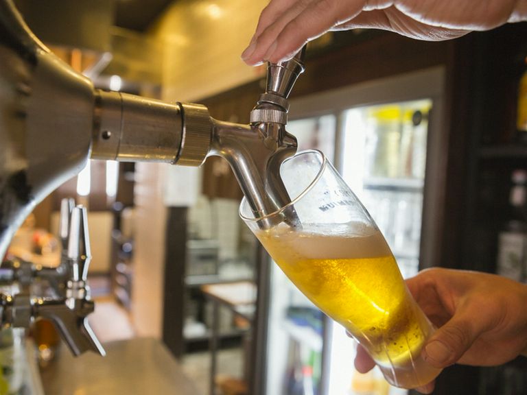 美味しい生ビールの注ぎ方を徹底しています。 最高の生ビールをお注ぎします!