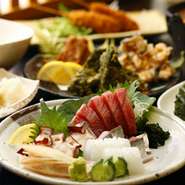 「高知家あんしん会食推進の店」土佐万福料理 ひとすじは、地元高知の天然食材にこだわる料理居酒屋です。