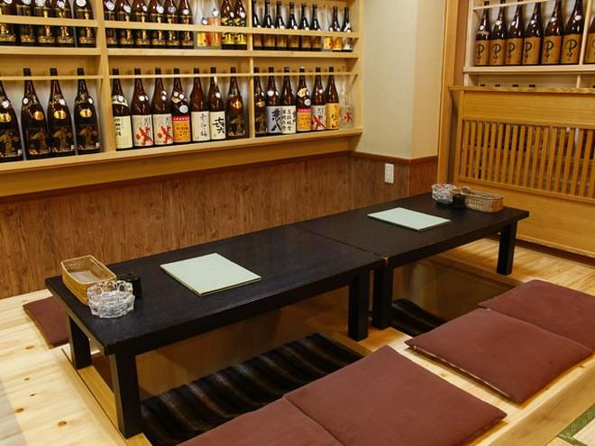 少人数で予約できる個室がある