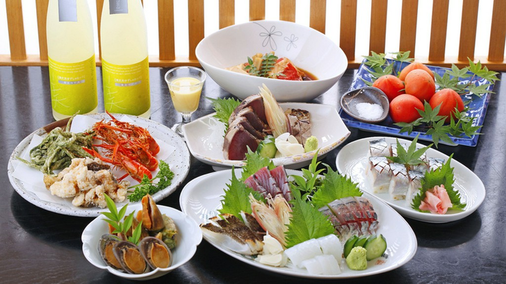 高知の海の幸、山の幸がたっぷり堪能できる贅沢コース！