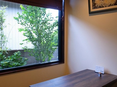 のんびりとくつろげる座敷もあり。