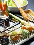 季節のモノ、肉・野菜・魚介類などをよろしいとおっしゃるまで(お客様のストップまで)ご提供致します。
