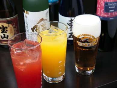 ビールを創作料理と共にどうぞ・・