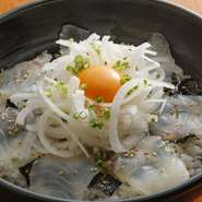 淡路鯛ゆっけ丼