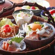 サクラマス春かご膳