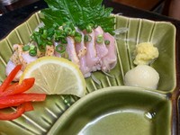 さつま地鶏むねタタキ刺 / さつま地鶏ささみ刺 / さつま地鶏レバ刺 / さつま地鶏ズリ刺 / さつま地鶏ユッケ / さつま地鶏の旨辛 むね肉炙り / さつま地鶏の刺二種盛り / さつま地鶏のむね肉のピリ辛漬け