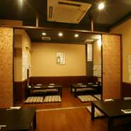 9名様以上で完全貸切OKです。
