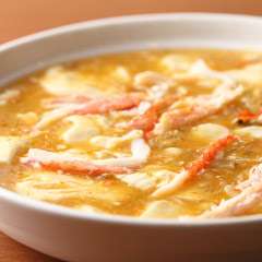 上海カニのミソ入り豆腐