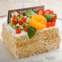 記念日や誕生日には、お店からオリジナルケーキをプレゼント！