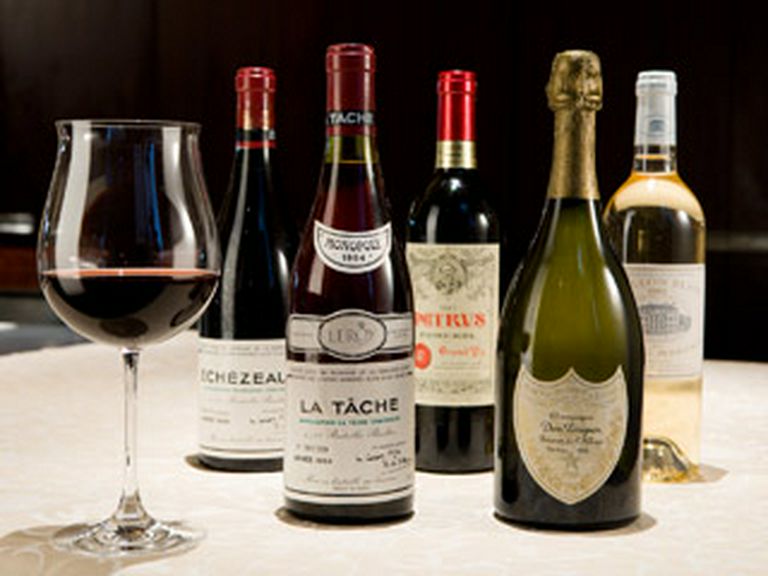 鉄板焼きとよく合う、充実のワイン