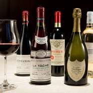 ワインをはじめ焼酎なども取り揃えています。