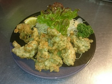 名物ちくわの磯辺揚げ