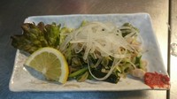 のびーるチーズの山かけです