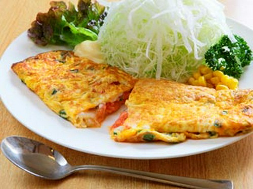明太子オムレツ