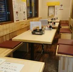 テーブル席に改装しました