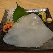 函館直送！スルメイカのお刺身